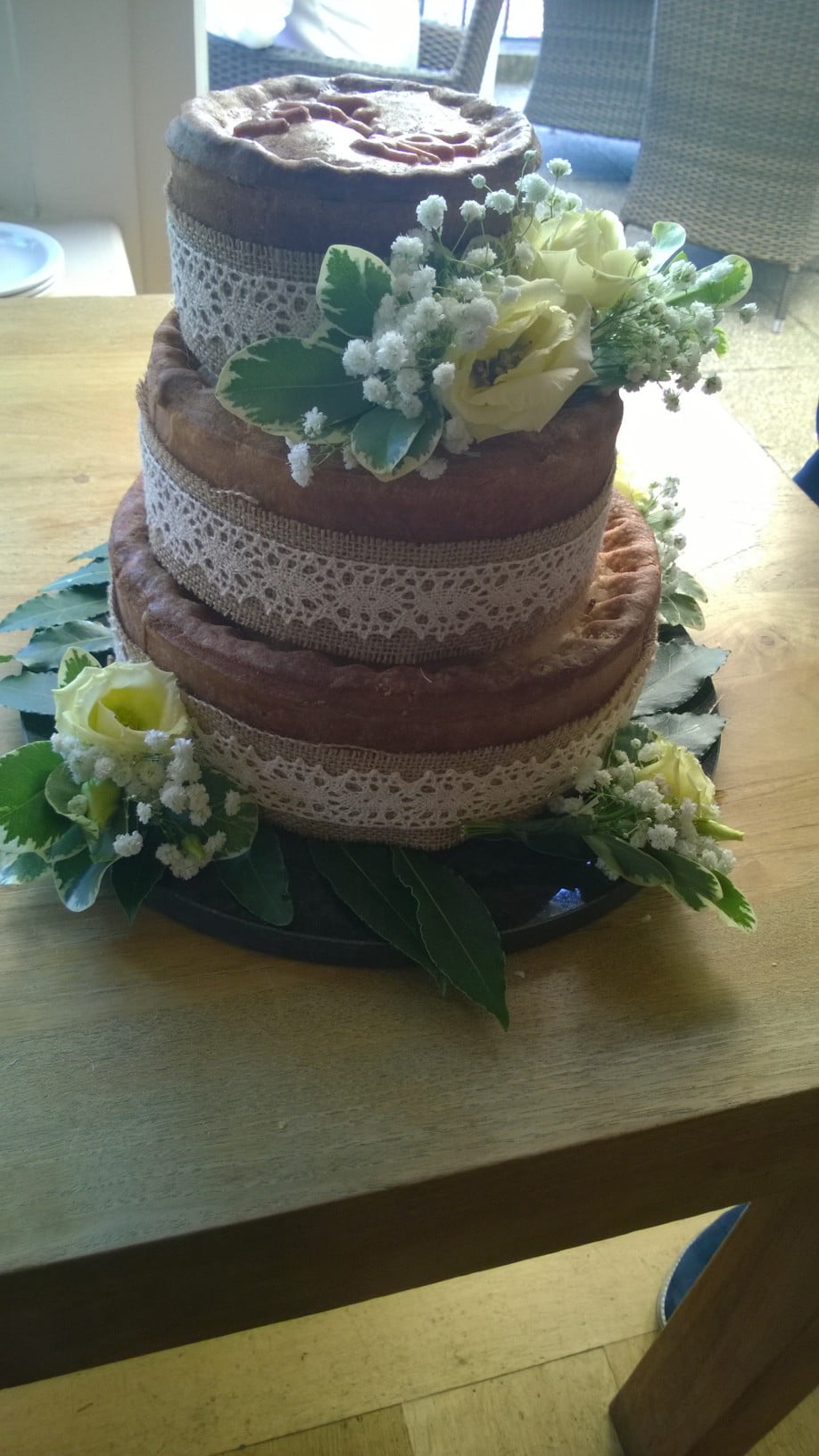 Pork Pie Wedding Cake