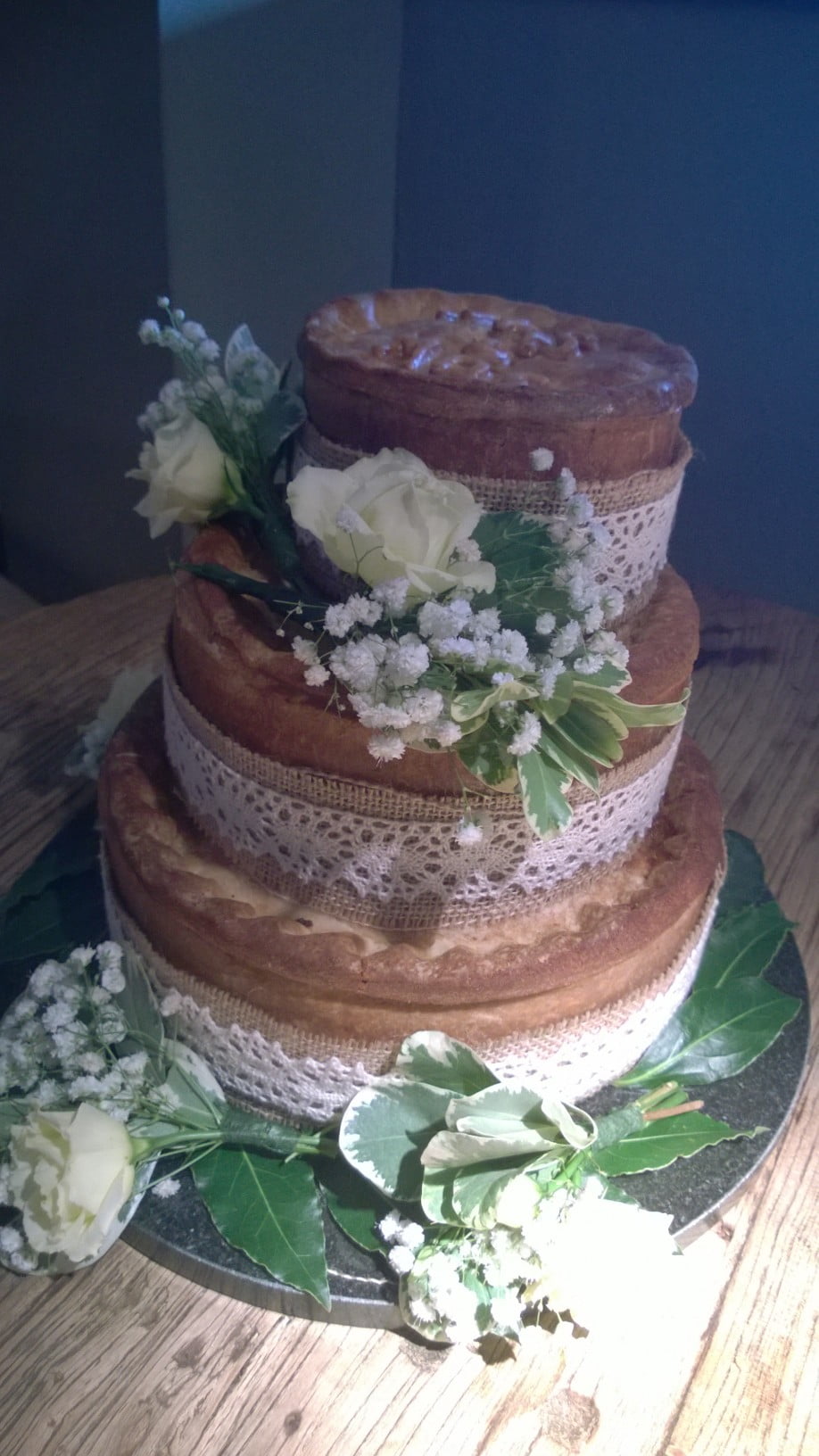 Pork Pie Wedding Cake